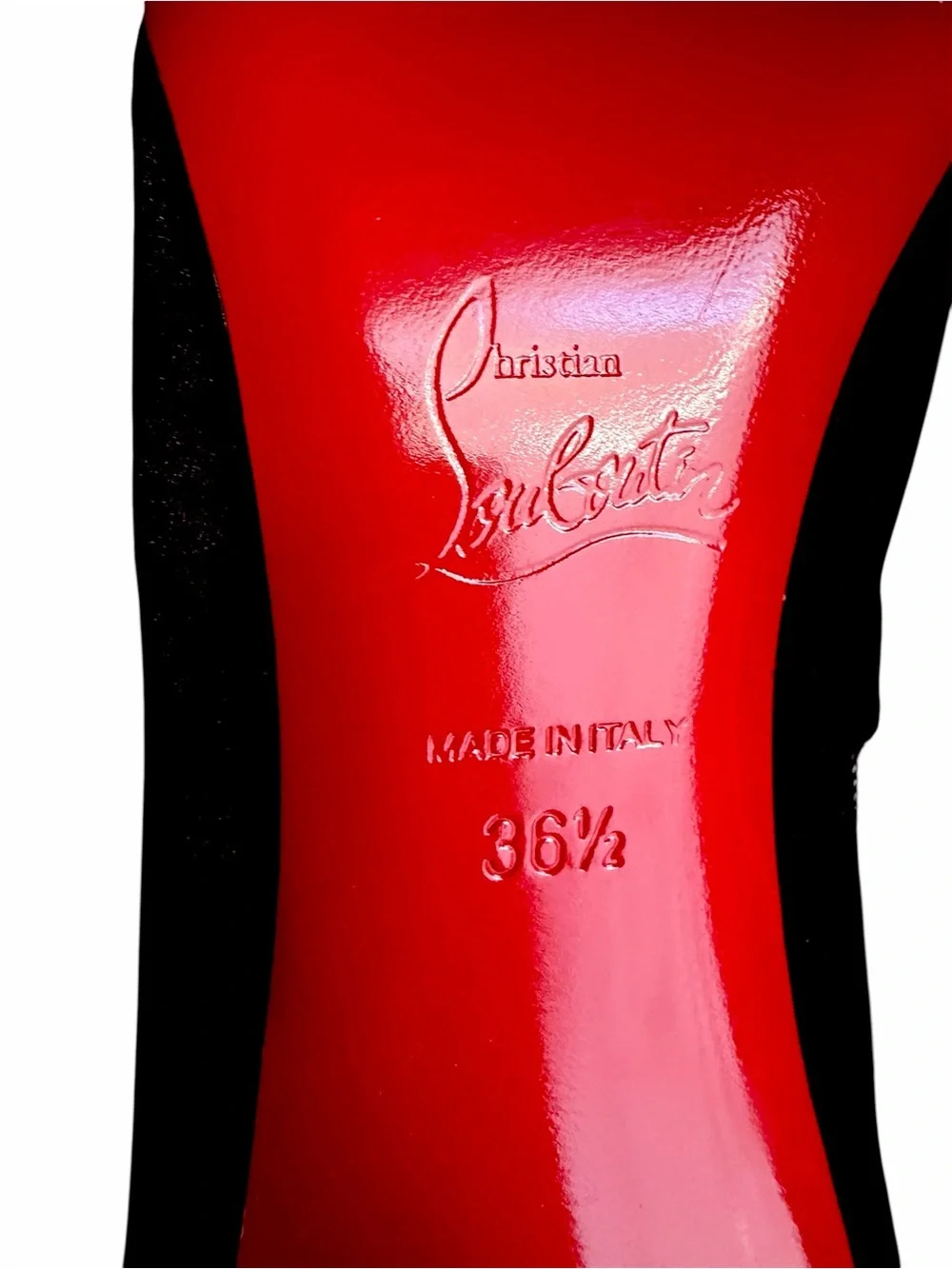 Christian Louboutin Classe over the knee velvet boots RETAIL 2,995